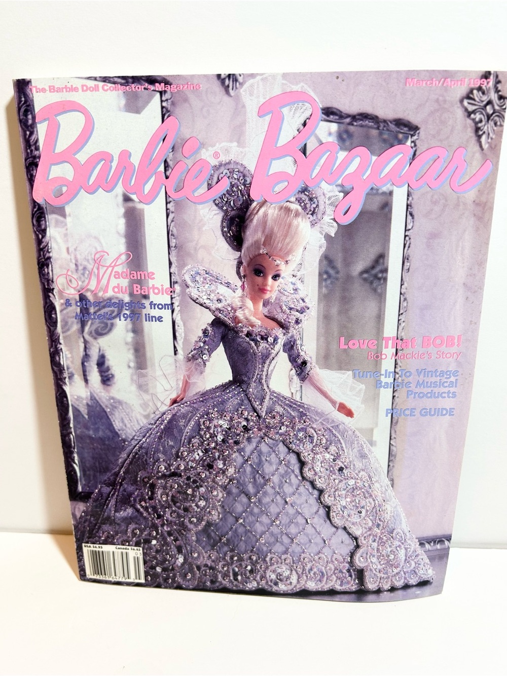 Barbie Bazaar Magazine Bob Mackie April 1997 Volume 9 Issue 2 Vintage